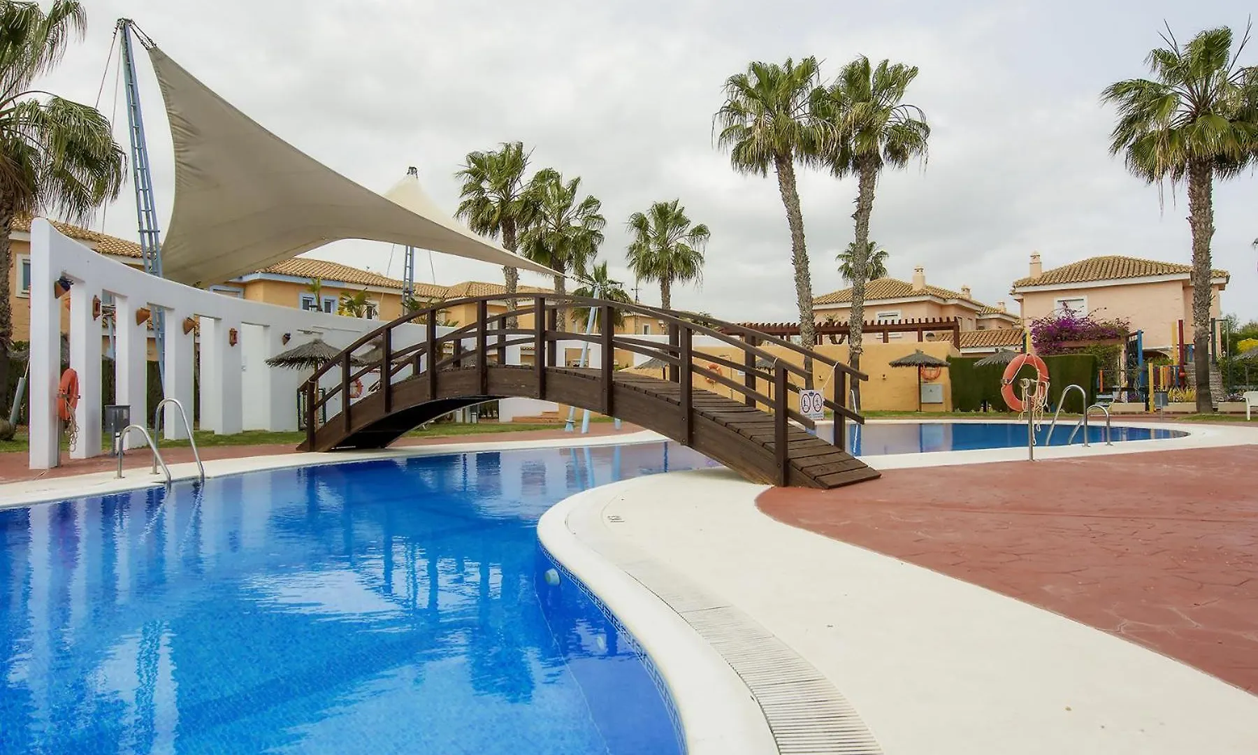 Vera Playa Chalet Adosado Jardin Piscina Parking 0*,