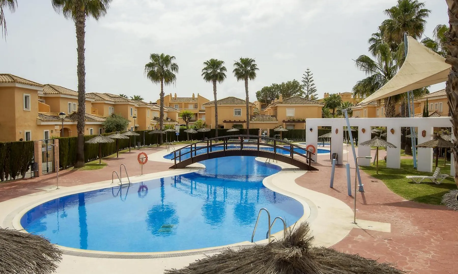 Vera Playa Chalet Adosado Jardin Piscina Parking 0*,