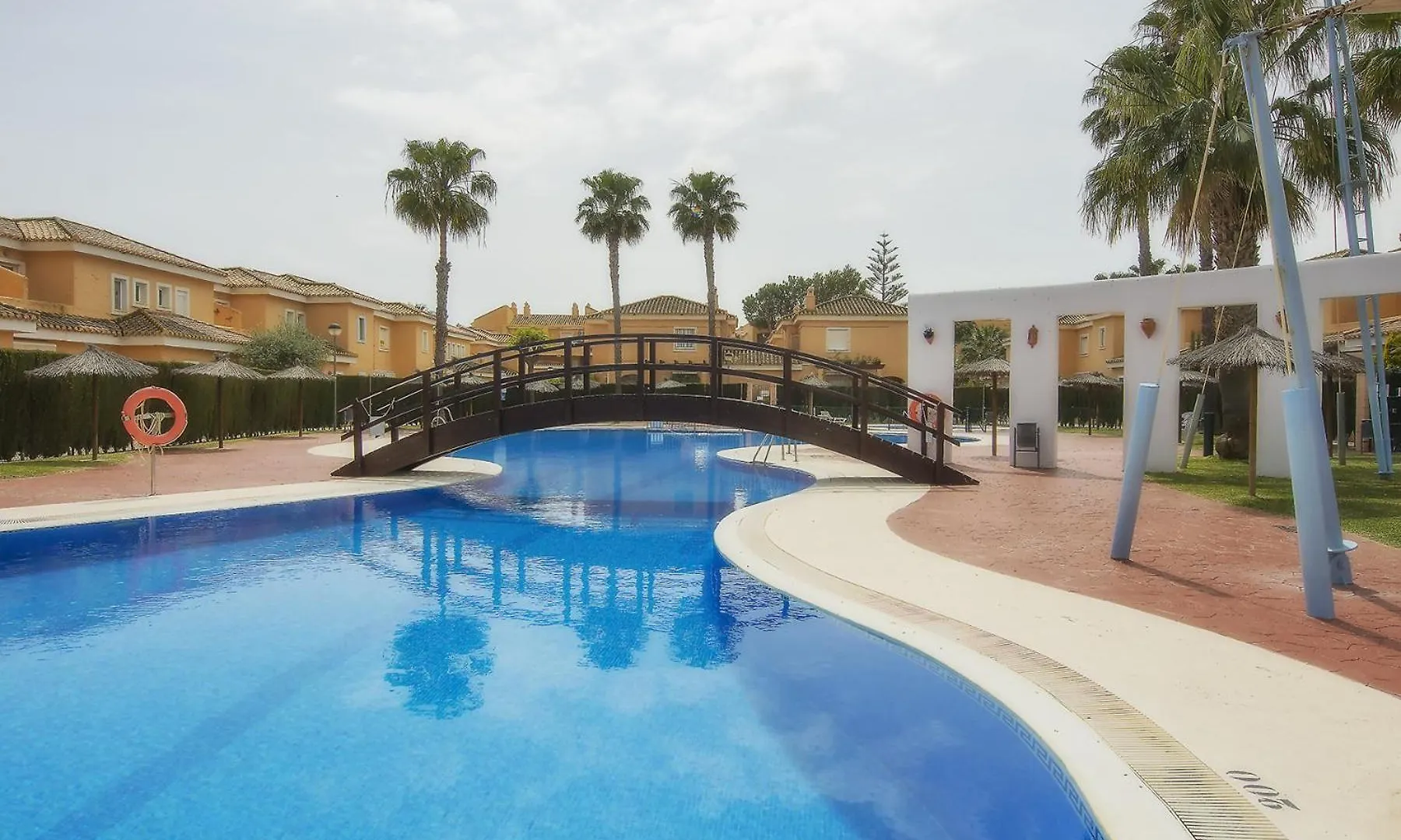 Vera Playa Chalet Adosado Jardin Piscina Parking