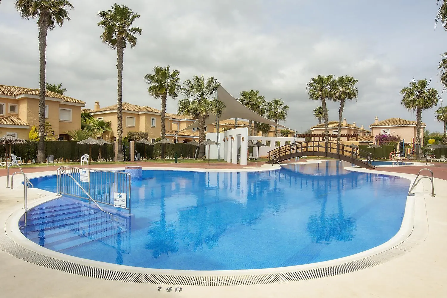 Vera Playa Chalet Adosado Jardin Piscina Parking location