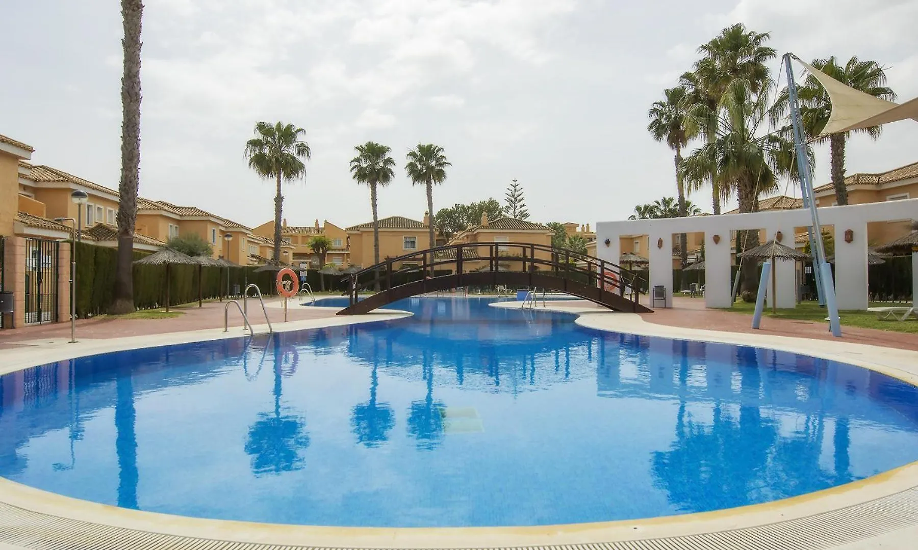 Vera Playa Chalet Adosado Jardin Piscina Parking